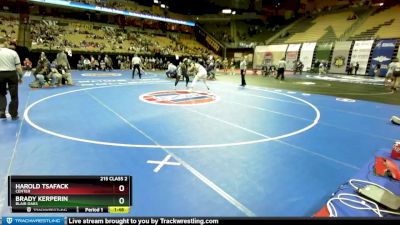 215 Class 2 lbs Quarterfinal - Harold Tsafack, Center vs Brady Kerperin, Blair Oaks