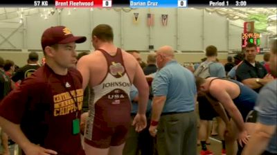 61kg s, Darian Cruz, LVAC  vs Brent Fleetwood, Central Michigan