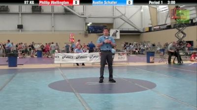 97kg s, Phil Wellington, Ohio  vs Austin Schafer, Oklahoma State