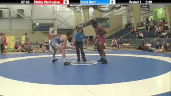 97kg 3rd, Phil Wellington, Ohio  vs Trent Noon, Northern Colorado