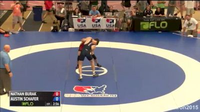 97kg Finals Nathan Burak (Iowa) vs. Austin Schafer (OSU)