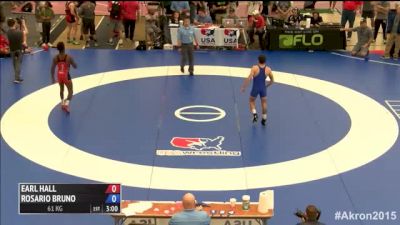 61kg Finals Earl Hall (ISU) vs. Rossi Bruno (Michigan)