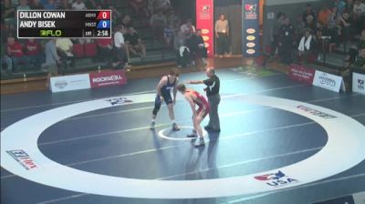 75kg Match Dillon Cowan (USArmy) vs. Andy Bisek (MN Storm)