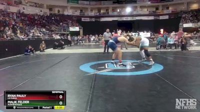 5A 215 lbs Semifinal - Ryan Pauly, La Cueva vs Malik Felder, Albuquerque