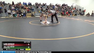 B-4 lbs Cons. Round 1 - Lane Kindschi, Center Point Urbana vs William Graw, Xavier X-men