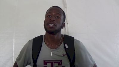 Deon Lendore onto 400 finals, talks collegiate record 4x4