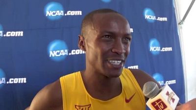 Edward Kemboi after winning 2nd NCAA 800m title