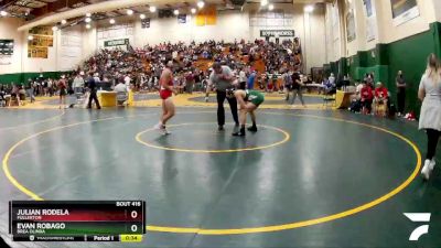 120 lbs Cons. Round 2 - Evan Robago, Brea Olinda vs Julian Rodela, Fullerton