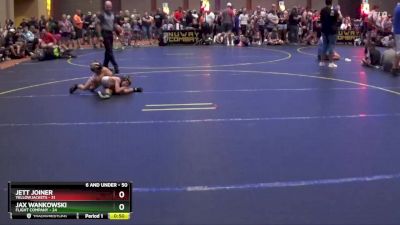 50 lbs Round 2 - Jett Joiner, Yellowjackets vs Jax Wankowski, Flight Company