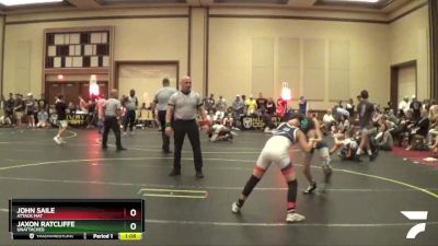 85 lbs Quarterfinal - John Saile, Attack Mat vs Jaxon Ratcliffe, Unattached