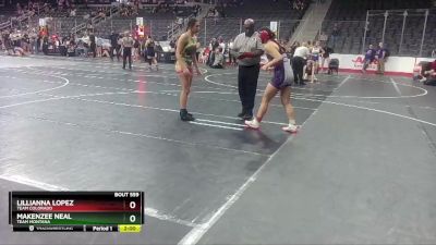 132 lbs Champ. Round 1 - Makenzee Neal, Team Montana vs Lillianna Lopez, Team Colorado