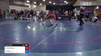 57 kg Cons 16 #2 - Marc-Anthony McGowan, Blairstown Wrestling Club vs Ryan Miller, Pennsylvania RTC