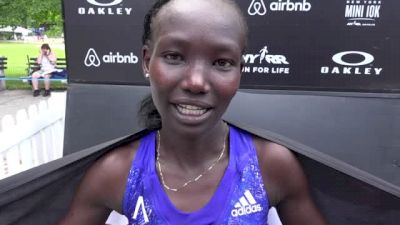 Mary Keitany Was Ready For Midway Break To Win Oakley New York Mini 10K