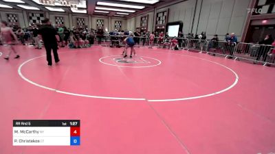 195 lbs Rr Rnd 5 - Maximus McCarthy, Ny vs Panagiotis Christakos, Ct