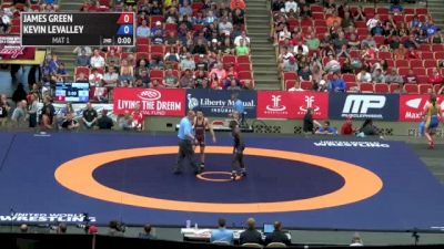 MFS70kg s, James Green, Titan Mercury Wrestling Club vs Kevin LeValley, Minnesota Storm