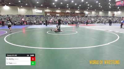 80 lbs Consi Of 8 #2 - Mason Schlaht, Sunkist Kids Monster Garage vs Taylor Bell, Institute Of Combat