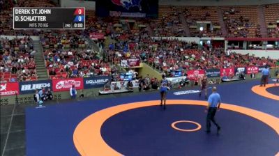 MFS70kg s, Derek St. John, Titan Mercury Wrestling Club vs Dustin Schlatter, Minnesota Storm