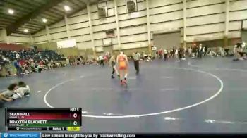 97 lbs Round 3 (4 Team) - Sean Hall, Idaho 1 vs Braxten Blackett, Utah Black
