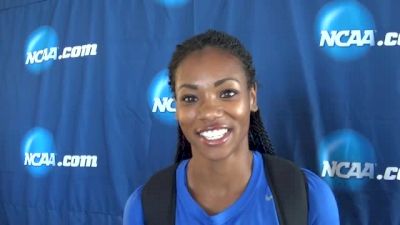 Dezerea Bryant after big time 200m win