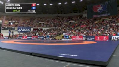 75kg Finals Adeline Gray (New York AC) vs. Jackie Cataline (Titan Mercury Wrestling Club)