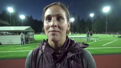 Kara Goucher solid in return to track