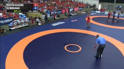 MN97kg f, Dustin Kilgore, Sunkist Kids Wrestling Club vs Jd Bergman, Ohio RTC  New York AC