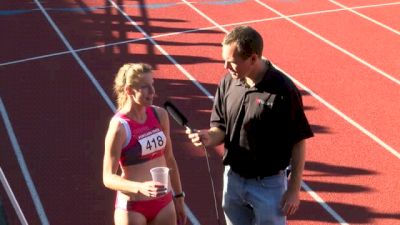 Shalaya Kipp post winning the 3K Steeple