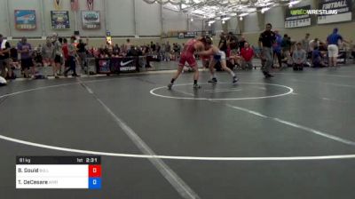 61 kg Consi Of 32 #1 - Brandon Gould, Bulls Wrestling Club vs Tony DeCesare, Air Force RTC