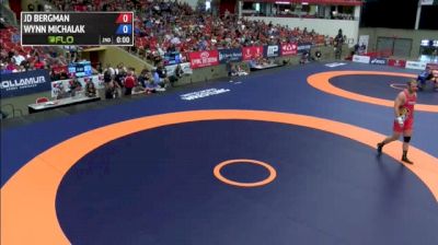 97kg Quarter-finals JD Bergman (Ohio RTC New York AC) vs. Wynn Michalak (Titan Mercury Wrestling Club)