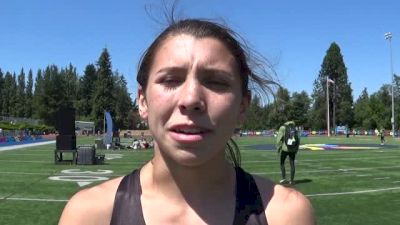 Christina Aragon after 6-second PR in Brooks PR 800m