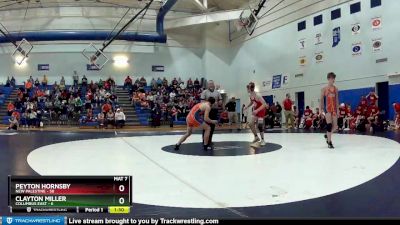 150 lbs Round 3 (4 Team) - Collin May, New Palestine vs Henry Redman, Columbus East