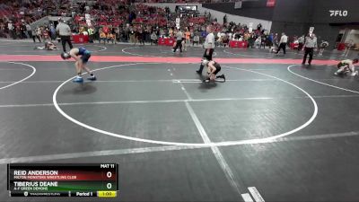 100 lbs Cons. Round 4 - Tiberius Deane, A-F Green Demons vs Reid Anderson, Milton Monsters Wrestling Club