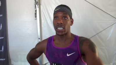 Brandon Johnson runs 800 prelims on fractured heel