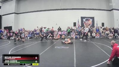 90 lbs Semifinal - Skyler Edwards, Gaston Grizzlies vs John Guidice, Kc Elite Training Center