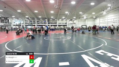 100 lbs Consi Of 16 #2 - Amelia Hough, Milford MA vs Reid Grandmason, Smitty's Wrestling Barn