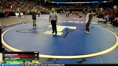 Champ. Round 1 - Jamison Kemp, Omaha Central vs Josh Tollefsen, Lincoln Southwest