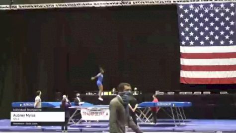 Aubrey Myles - Individual Trampoline, STLE - 2021 USA Gymnastics Championships