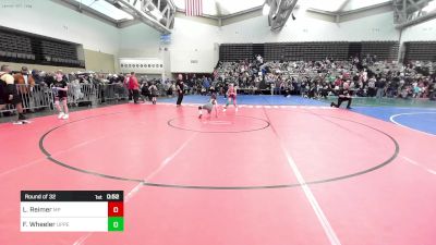 77-J lbs Round Of 32 - Luke Reimer, Malvern Prep vs Finnegan Wheeler, UpperTownship