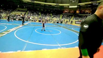 60 lbs Round Of 16 - Mace Wait, Terminator Wrestling Academy vs Ross Stegeman, Tulsa Blue T Panthers