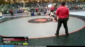 132 lbs Semis & 1st Wrestleback (8 Team) - Jared Ake, 5A Redmond vs Braylin Ruchti, 5A Thurston