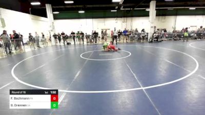 95 lbs Round Of 16 - Freddy Bachmann, PA vs Bryson Drennen, GA