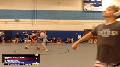 138 lbs Semifinal - Nathan Gugelman Il, AFWC vs Shane Sherrill, Bonners Ferry Wrestling Club