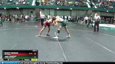 133 lbs Quarterfinal - Jake Manley, Cleveland State vs Wyatt Henson, Oklahoma