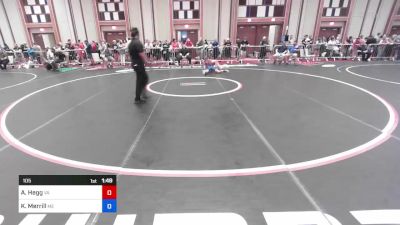 105 lbs Rr Rnd 1 - Allison Hegg, Va vs Kilee Merrill, Me