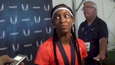 English Gardner after huge runner-up in 100m at US Championships