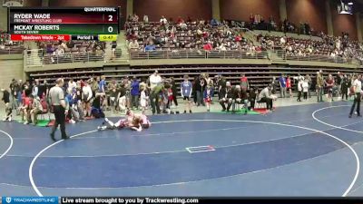 130 lbs Quarterfinal - Ryder Wade, Fremont Wrestling Club vs Mckay Roberts, South Sevier