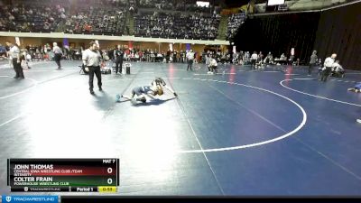 84 lbs 1st Place Match - Colter Frain, Powerhouse Wrestling Club vs John Thomas, Central Iowa Wrestling Club /Team Intensity