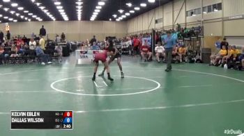 106 Round 1 Dallas Wilson (Kansas 1) vs. Kelvin Eblen (Missouri)