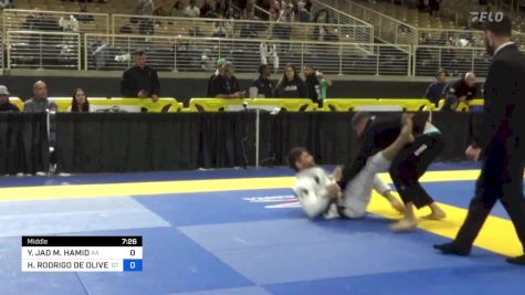 YASSER JAD M. HAMID vs HIAGO RODRIGO DE OLIVEIRA BARRA 2024 Pan Jiu Jitsu IBJJF Championship