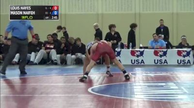 106lbs Finals Mason Naifeh (Oklahoma) vs. Louis Hayes (Illinois)